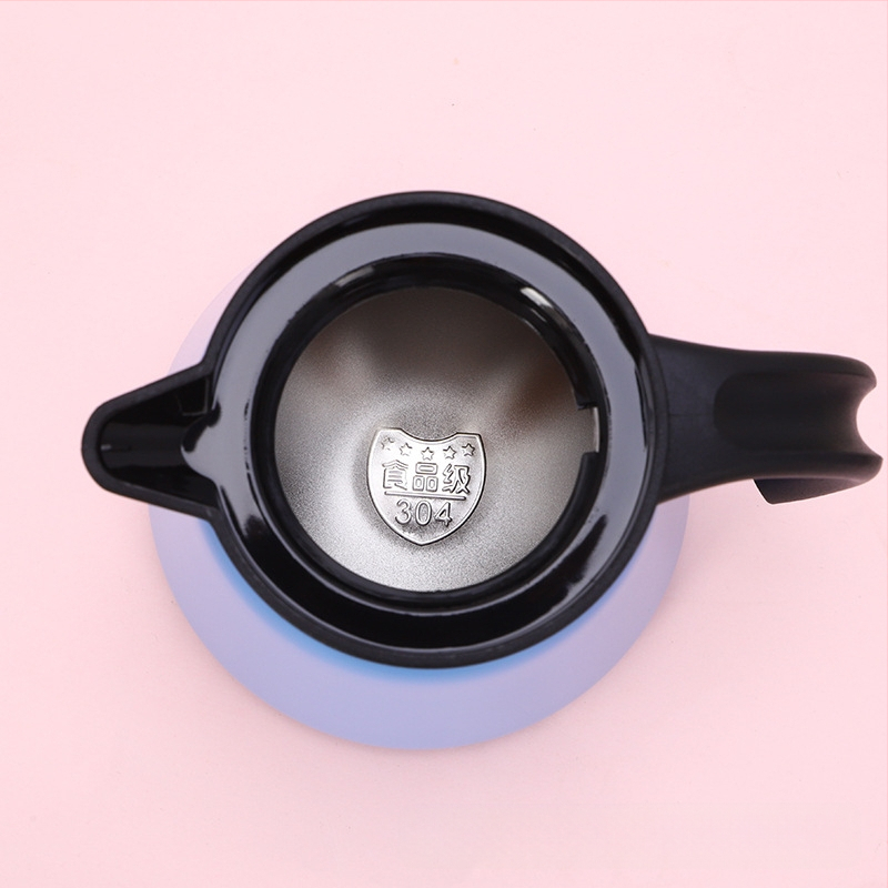 Naujas 304 nerūdijančio plieno izoliacinis kavos virimo aparatas, kūrybingas nešiojamas vakuuminis virdulys, mažo biuro karšto vandens butelis, didmeninė prekyba