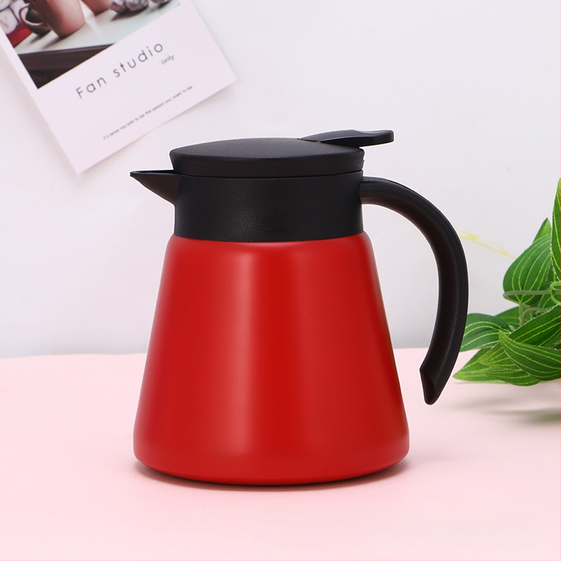 Naujas 304 nerūdijančio plieno izoliacinis kavos virimo aparatas, kūrybingas nešiojamas vakuuminis virdulys, mažo biuro karšto vandens butelis, didmeninė prekyba