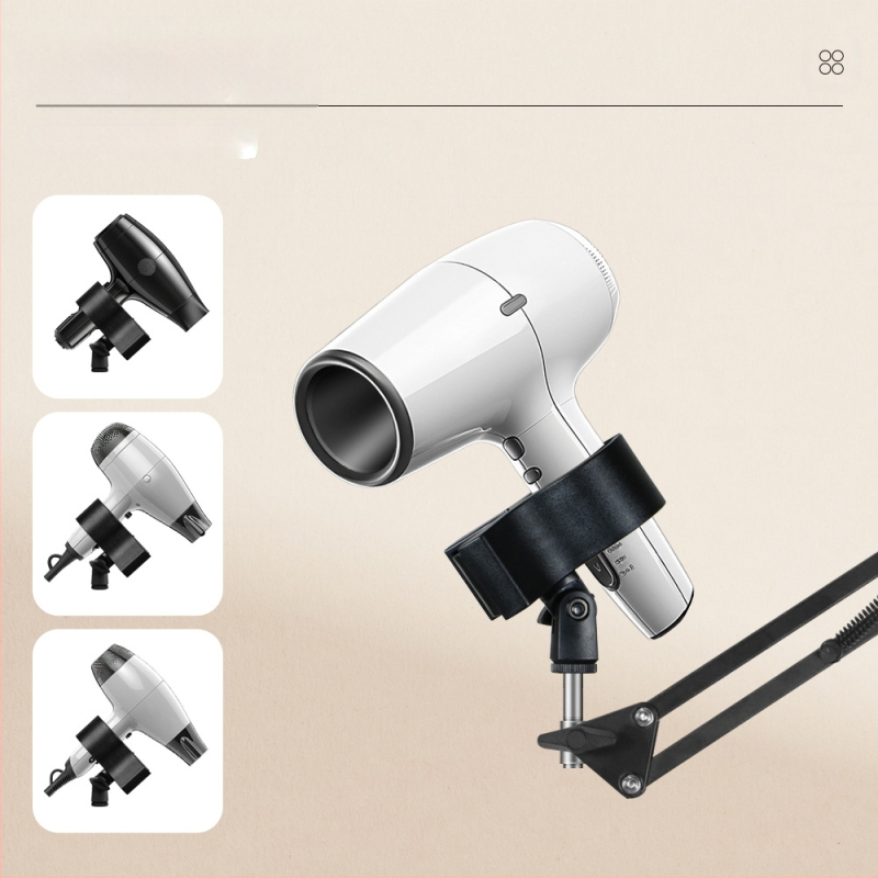 Plaukų džiovintuvo laikiklis, grindų tipo, pakeliamas, teleskopinis, pakabinamas stovas, nuimamas, laisvų rankų laikiklis