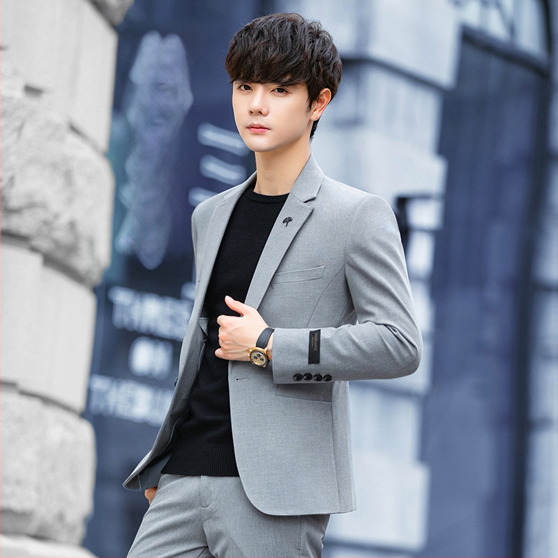 313 Danxi aukščiausios klasės laisvalaikio kostiumas vyriškas plonas drapiruotas švarkas korėjietiško stiliaus viršus naujas vyriškas kostiumas naujas