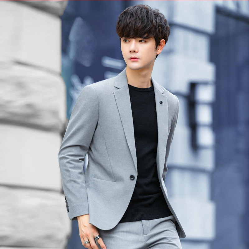 313 Danxi aukščiausios klasės laisvalaikio kostiumas vyriškas plonas drapiruotas švarkas korėjietiško stiliaus viršus naujas vyriškas kostiumas naujas