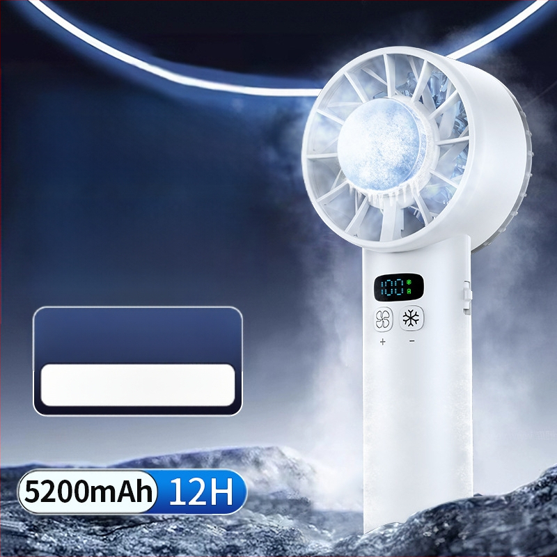 2025 új hűtős kézi ventilátor jégnémítás 100 sebességes nagysebességű ventilátor hordozható USB mini ventilátor