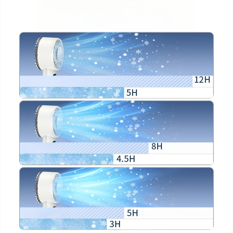 2025 új hűtős kézi ventilátor jégnémítás 100 sebességes nagysebességű ventilátor hordozható USB mini ventilátor