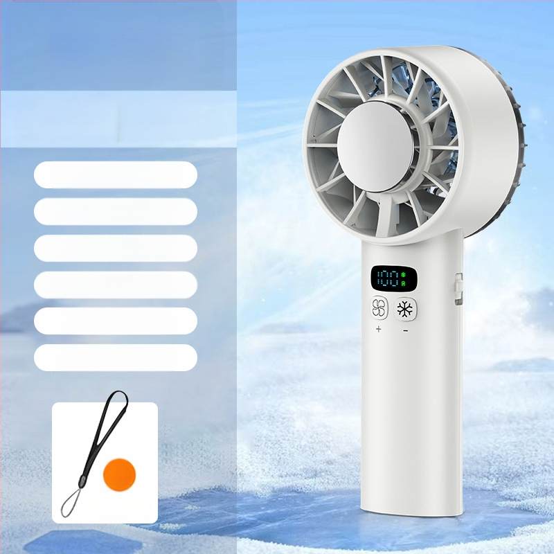 2025 új hűtős kézi ventilátor jégnémítás 100 sebességes nagysebességű ventilátor hordozható USB mini ventilátor