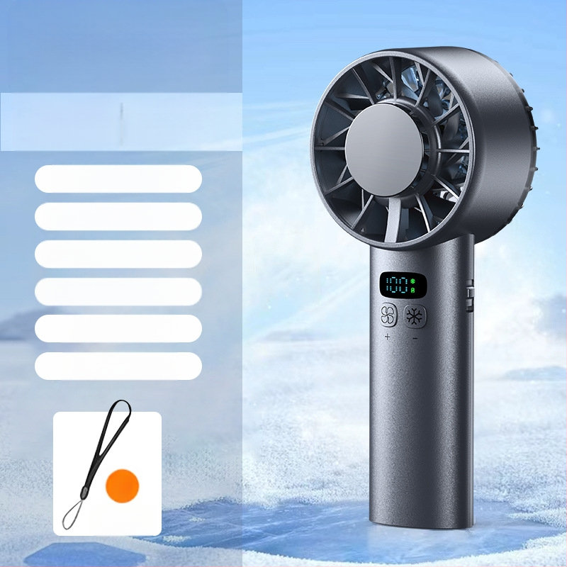 2025 új hűtős kézi ventilátor jégnémítás 100 sebességes nagysebességű ventilátor hordozható USB mini ventilátor