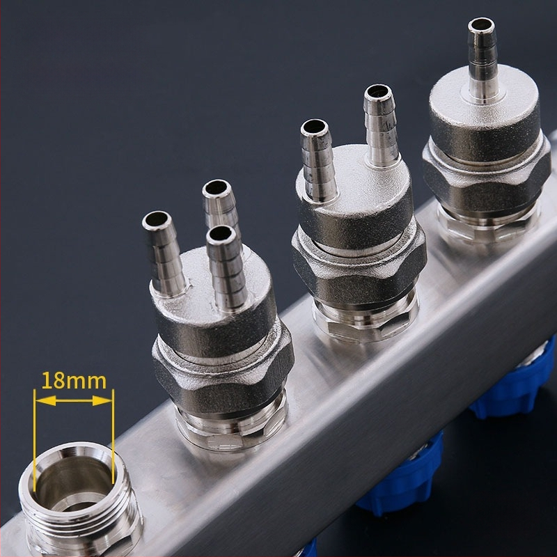 Spoj kapilarne cijevi s cijevi 10X1,5 za podno grijanje vode od nehrđajućeg čelika, pribor za distribuciju vode od bakra