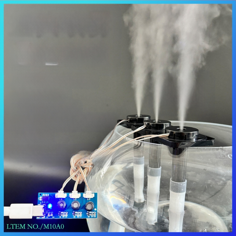 Chun Jia San permetező párásító modul barkács porlasztó permetező meghajtó áramköri lap 1 húzás 3 növény öntözési köd mennyisége