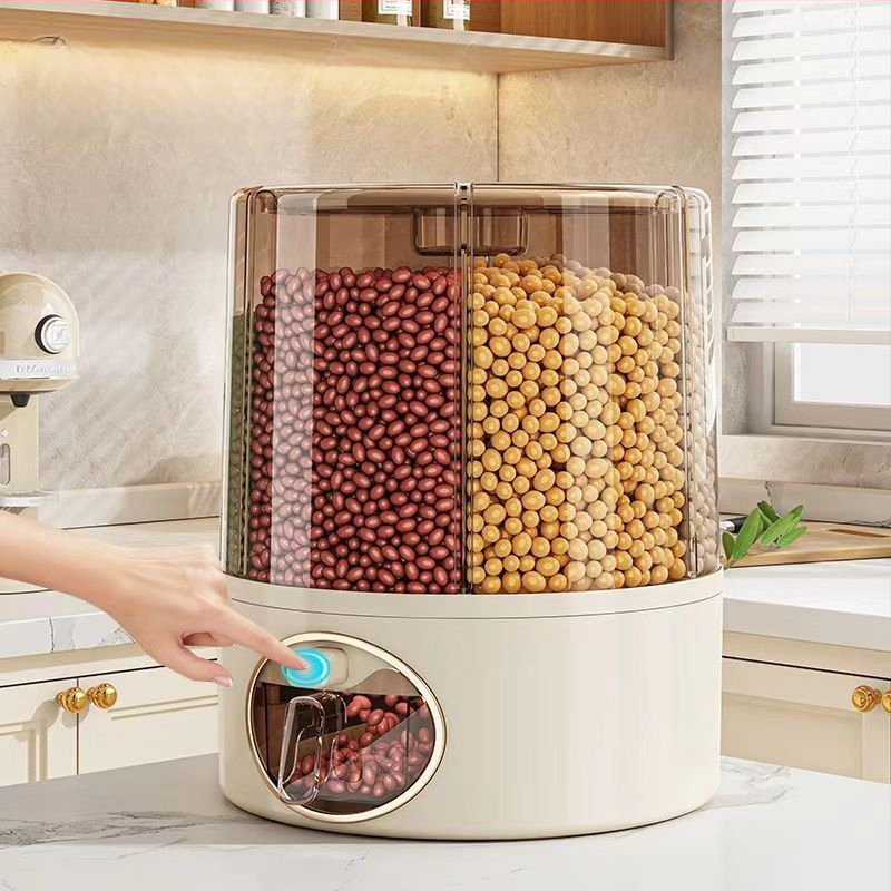 Pööratav riisiämber Uus multifunktsionaalne teravilja hoiustamise ämber Alamvõrgust riisiämber Jämeda teravilja hoiustamise tolmukindel riisiämber