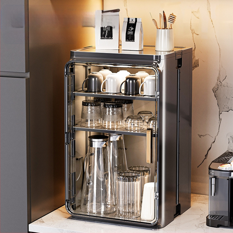 Porálló pohártároló állvány, asztali teáscsésze, vízpohártartó, teatároló doboz, kávésbögre szárító pohártartó