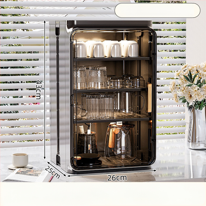 Porálló pohártároló állvány, asztali teáscsésze, vízpohártartó, teatároló doboz, kávésbögre szárító pohártartó