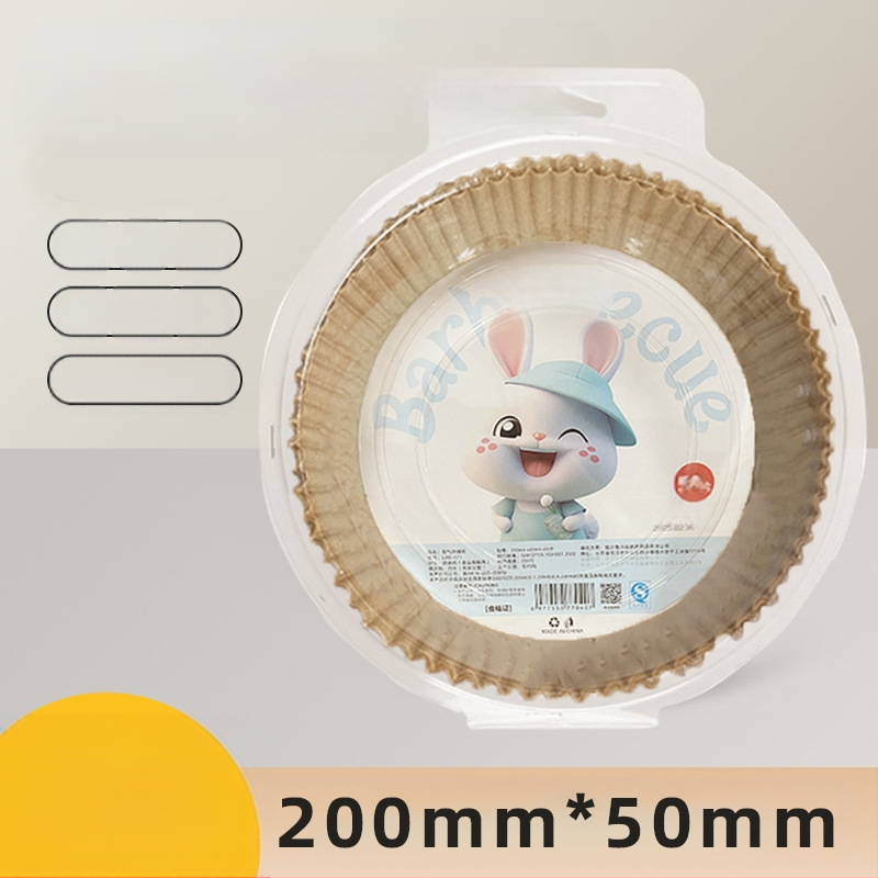 Õhufritüüri spetsiaalne paber majapidamisahju grillimiseks silikoonõlipaber köögiköögi küpsetamiseks ühekordselt kasutatav paksendatud õhufritüüri paber