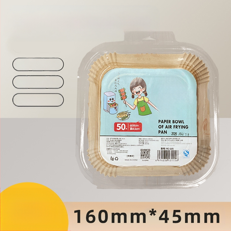 Õhufritüüri spetsiaalne paber majapidamisahju grillimiseks silikoonõlipaber köögiköögi küpsetamiseks ühekordselt kasutatav paksendatud õhufritüüri paber