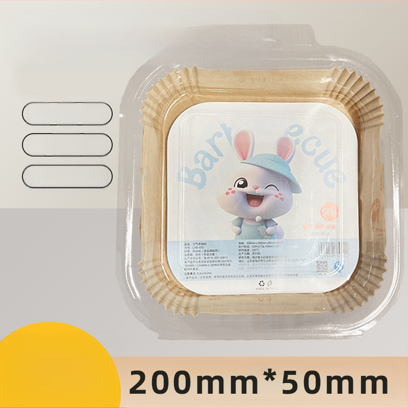 Õhufritüüri spetsiaalne paber majapidamisahju grillimiseks silikoonõlipaber köögiköögi küpsetamiseks ühekordselt kasutatav paksendatud õhufritüüri paber