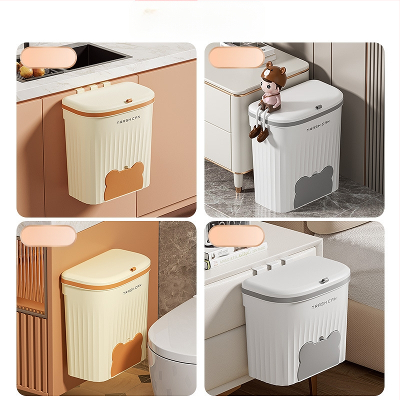 -Virtuves atkritumu tvertne, piekarama mājsaimniecības tualete, tualete ar vāku, dzīvojamās istabas atkritumu skapis, piekarama virtuves atkritumu uzglabāšanas spainis