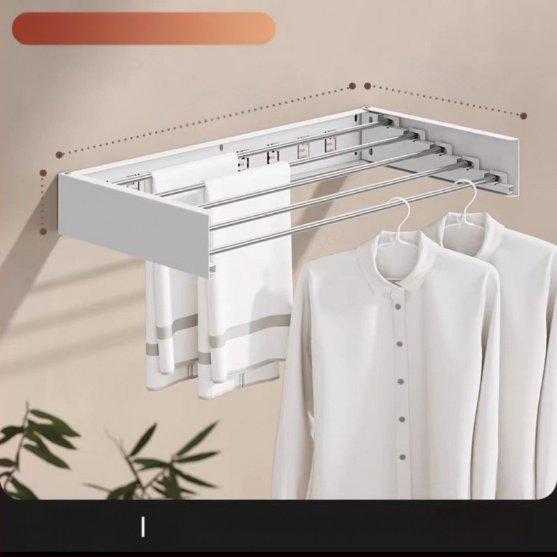 Háztartási összecsukható ruhatartó, falra szerelhető törölközőtartó, fürdőszobai saroktartó, tárolóállvány, WC-szárító műtárgy