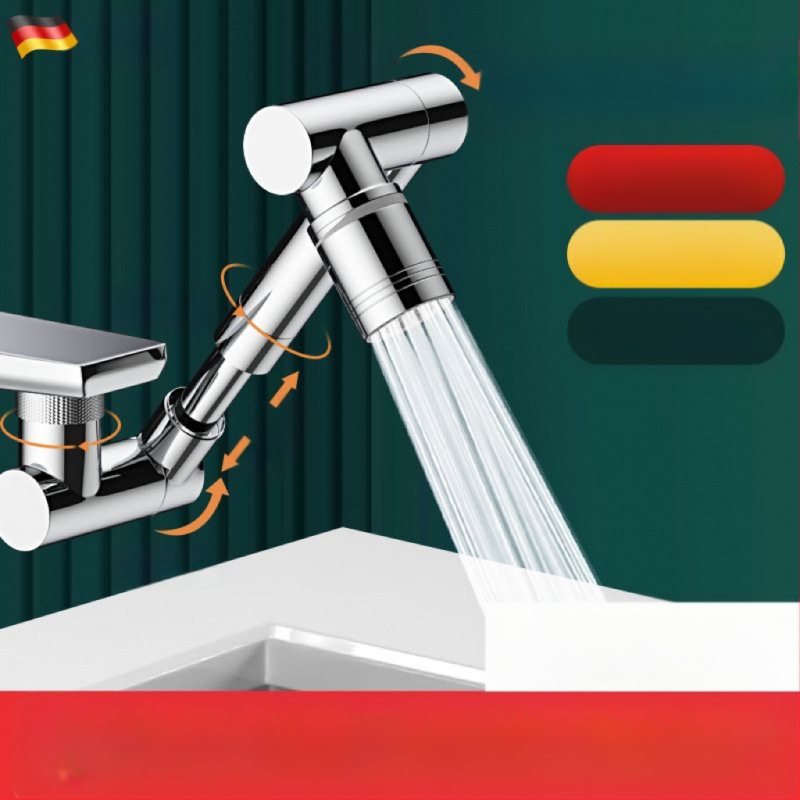 Mosdó robotkaros univerzális csaptelep, visszahúzható, forgó, nyomás alatti, cseppálló konyhai mosdóhosszabbító, szájvíz kiadagolás