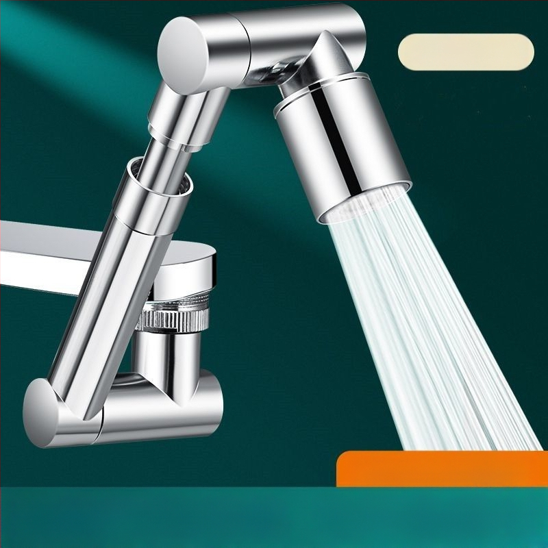 Praustuvo robotinės rankos universalus maišytuvas, ištraukiamas, besisukantis, slėginis, atsparus purslams, virtuvės praustuvo prailginimas, burnos skalavimo skysčio tiekimas