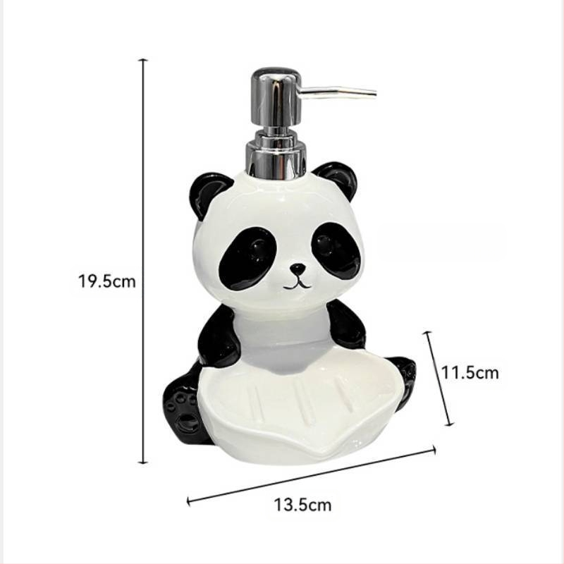 Creative Panda Μπουκάλι Λοσιόν Σαπουνιού Διπλής Χρήσης Πρέσα Μπάνιου Μπουκάλι Διανομής Απολυμαντικό Χεριών Σαπουνιού Υψηλής Αξίας I