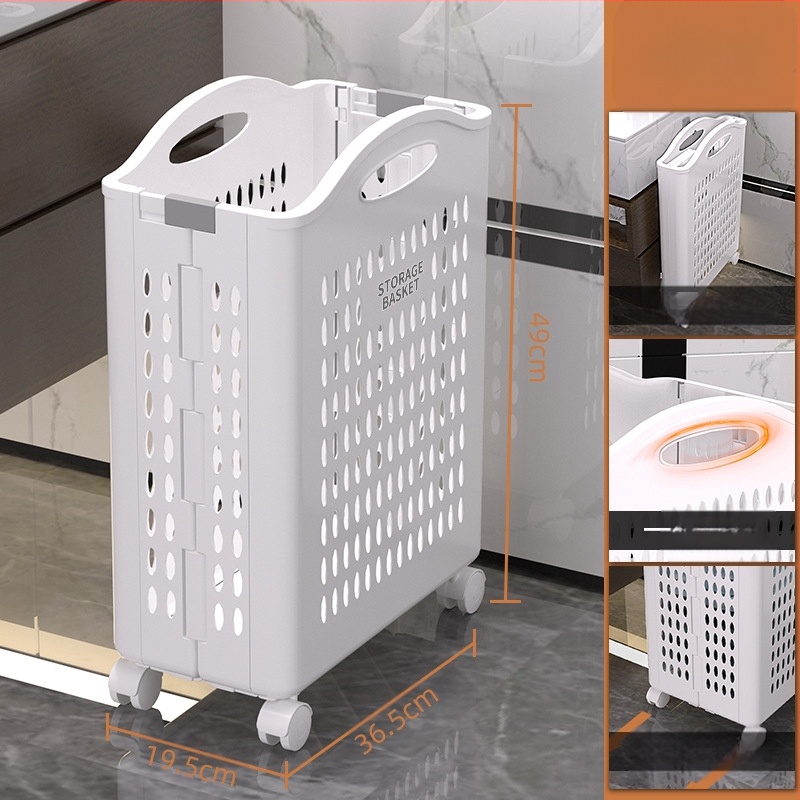 Kokkupandav määrdunud pesukorv Majapidamispesukorv Suure mahutavusega riiete hoiukorv Määrdunud pesukorv Vannitoa riiete hoiukorv