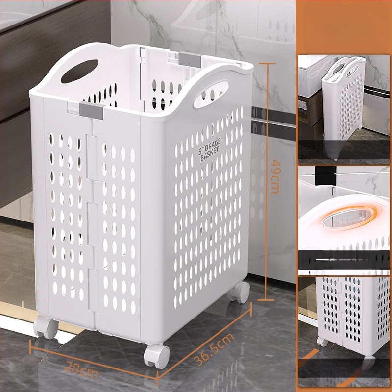 Kokkupandav määrdunud pesukorv Majapidamispesukorv Suure mahutavusega riiete hoiukorv Määrdunud pesukorv Vannitoa riiete hoiukorv