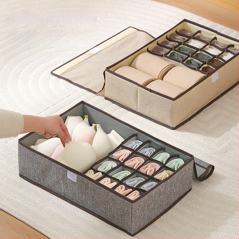 Ch fehérnemű tárolódoboz hálószoba fiókos elválasztó szervező összecsukható fedéllel zokni melltartó tároló varázslatos eszköz