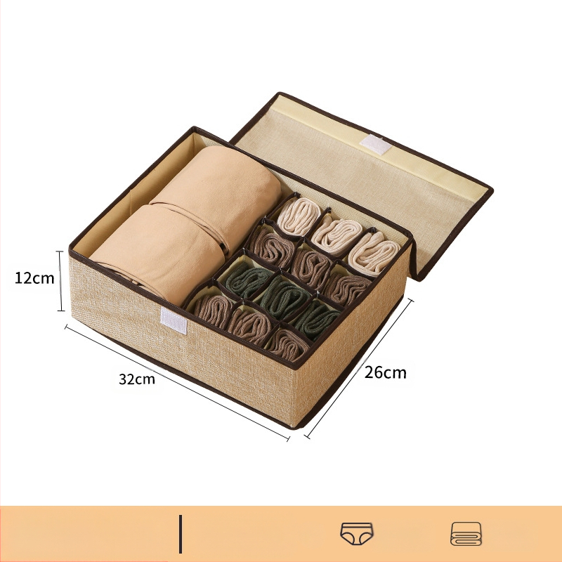 Ch fehérnemű tárolódoboz hálószoba fiókos elválasztó szervező összecsukható fedéllel zokni melltartó tároló varázslatos eszköz