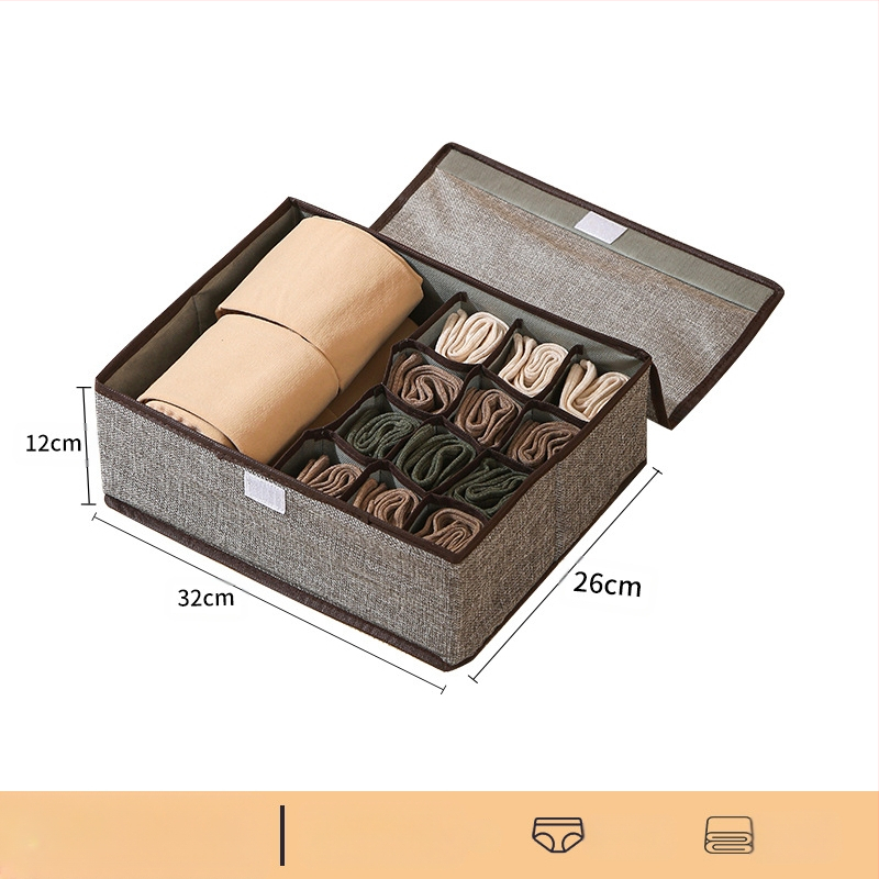 Ch fehérnemű tárolódoboz hálószoba fiókos elválasztó szervező összecsukható fedéllel zokni melltartó tároló varázslatos eszköz