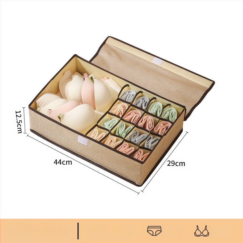 Ch fehérnemű tárolódoboz hálószoba fiókos elválasztó szervező összecsukható fedéllel zokni melltartó tároló varázslatos eszköz