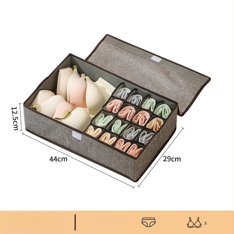 Ch fehérnemű tárolódoboz hálószoba fiókos elválasztó szervező összecsukható fedéllel zokni melltartó tároló varázslatos eszköz