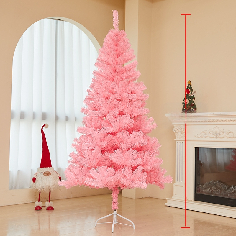 Διακοσμητικό χριστουγεννιάτικο ροζ δέντρο με διασυνοριακή διακόσμηση 1,5 μ. 1,8 μ. Home Bare Tree Βιτρίνα καταστήματος Κρυπτογραφημένο χριστουγεννιάτικο δέντρο PVC