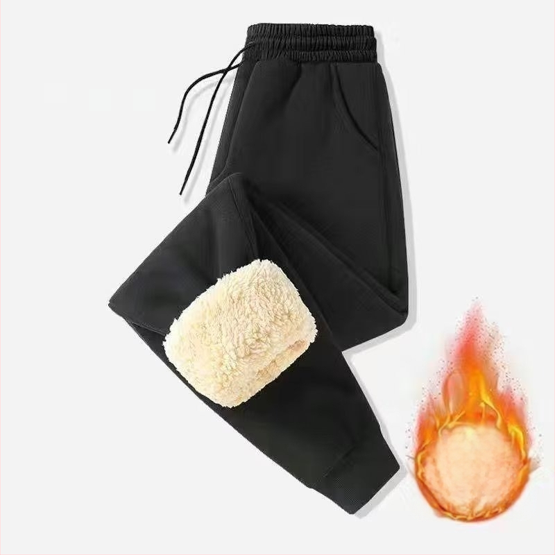 Панталони с дебела пухена подплата, ежедневни мъжки панталони, двойки, североизточни пътни водоустойчиви памучни панталони, топли дебели панталони