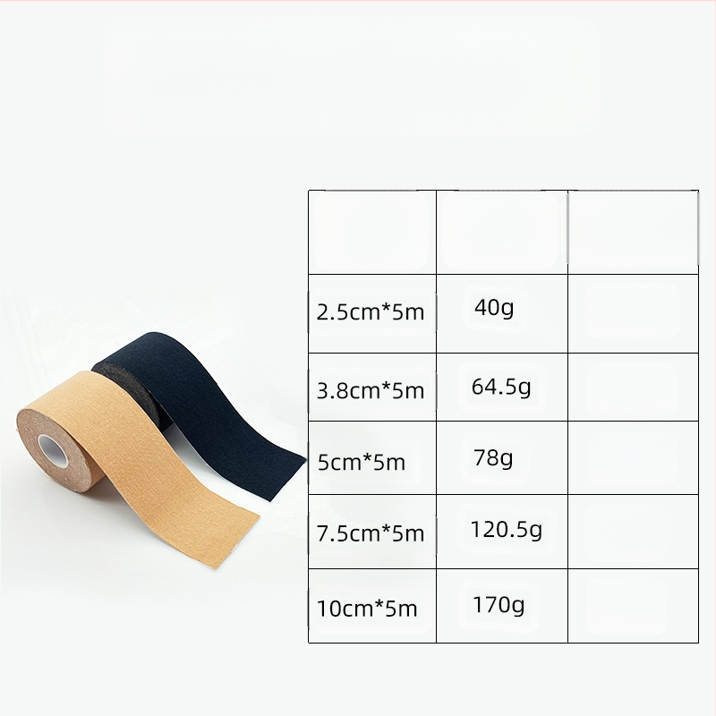 Uued piiriülesed venivast riidest rinnakleebised, kogutud rinnakleebised, teibiga nähtamatu tõstev isekleepuvad spordisidemega rinnakleebised naistele