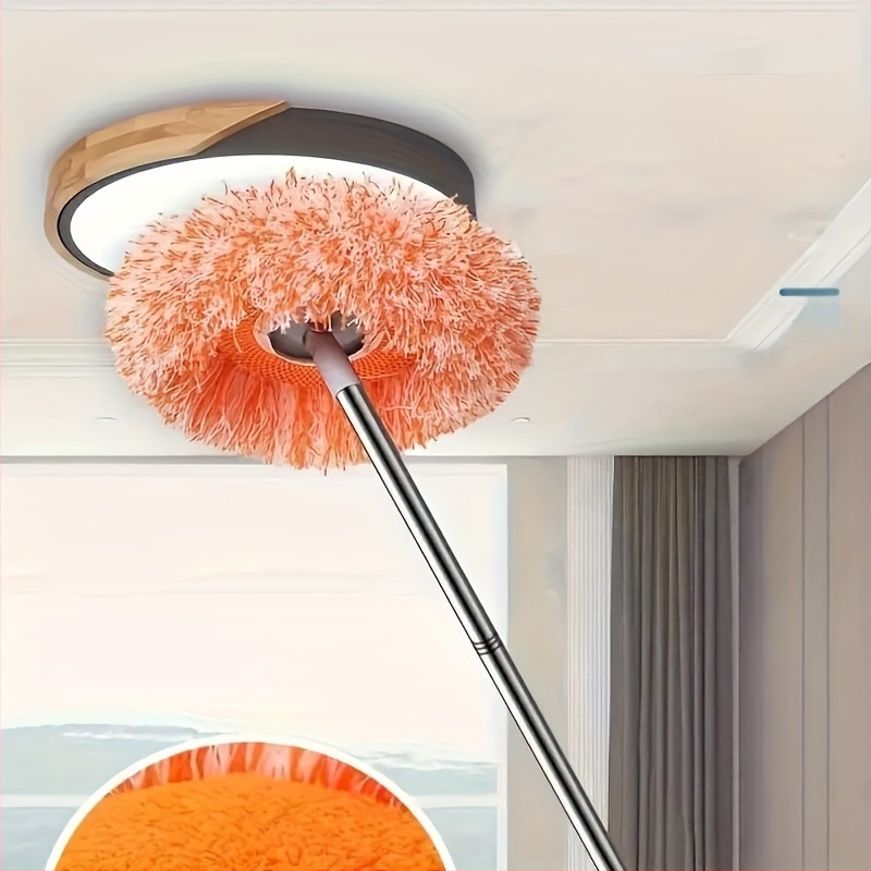 Σφουγγαρίστρα γενικής χρήσης Sunflower για αφαίρεση σκόνης από σφουγγαρίστρα για πλακάκια και οροφές δαπέδου στο σπίτι, ανασυρόμενο εργαλείο καθαρισμού δαπέδου