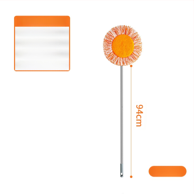 Σφουγγαρίστρα γενικής χρήσης Sunflower για αφαίρεση σκόνης από σφουγγαρίστρα για πλακάκια και οροφές δαπέδου στο σπίτι, ανασυρόμενο εργαλείο καθαρισμού δαπέδου