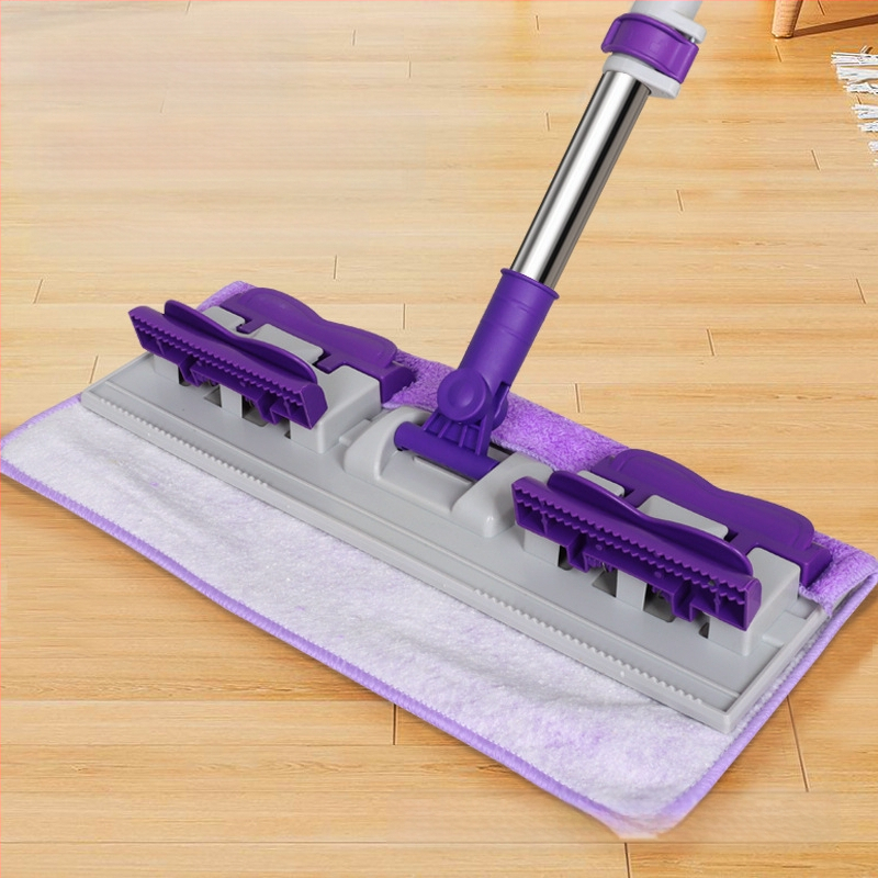 Σφιγκτήρας υφάσματος επίπεδης σφουγγαρίστρας αυτοκόλλητη βολική σφουγγαρίστρα με αγκράφα οικιακή τεμπέλης παχύρρευστη σφουγγαρίστρα σφουγγαρίστρα ξύλινου δαπέδου