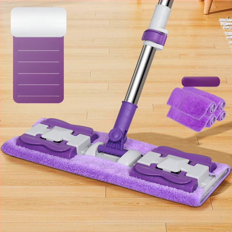 Σφιγκτήρας υφάσματος επίπεδης σφουγγαρίστρας αυτοκόλλητη βολική σφουγγαρίστρα με αγκράφα οικιακή τεμπέλης παχύρρευστη σφουγγαρίστρα σφουγγαρίστρα ξύλινου δαπέδου