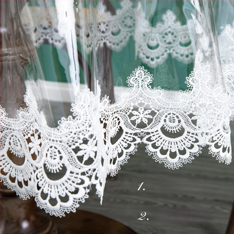 Laua pehmest klaasist pvc pitsist laudlina veekindel ja õlikindel ühekordne teelaua läbipaistev matt põletusvastane kristallplaadiga söögilauamatt