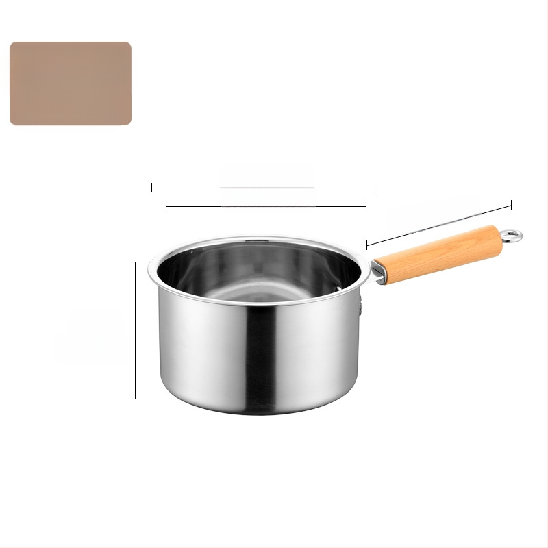 Nerūdijančio plieno keptuvė, buitinė, maža keptuvė su sieteliu, dujinė keptuvė, gilinanti degalus, taupanti 304 nerūdijančio plieno keptuvę