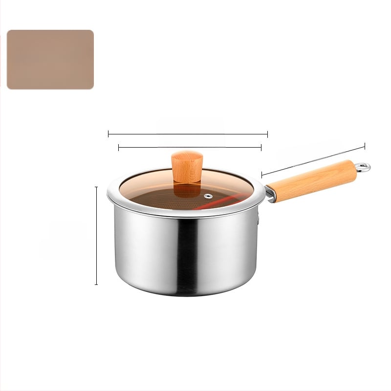 Nerūdijančio plieno keptuvė, buitinė, maža keptuvė su sieteliu, dujinė keptuvė, gilinanti degalus, taupanti 304 nerūdijančio plieno keptuvę