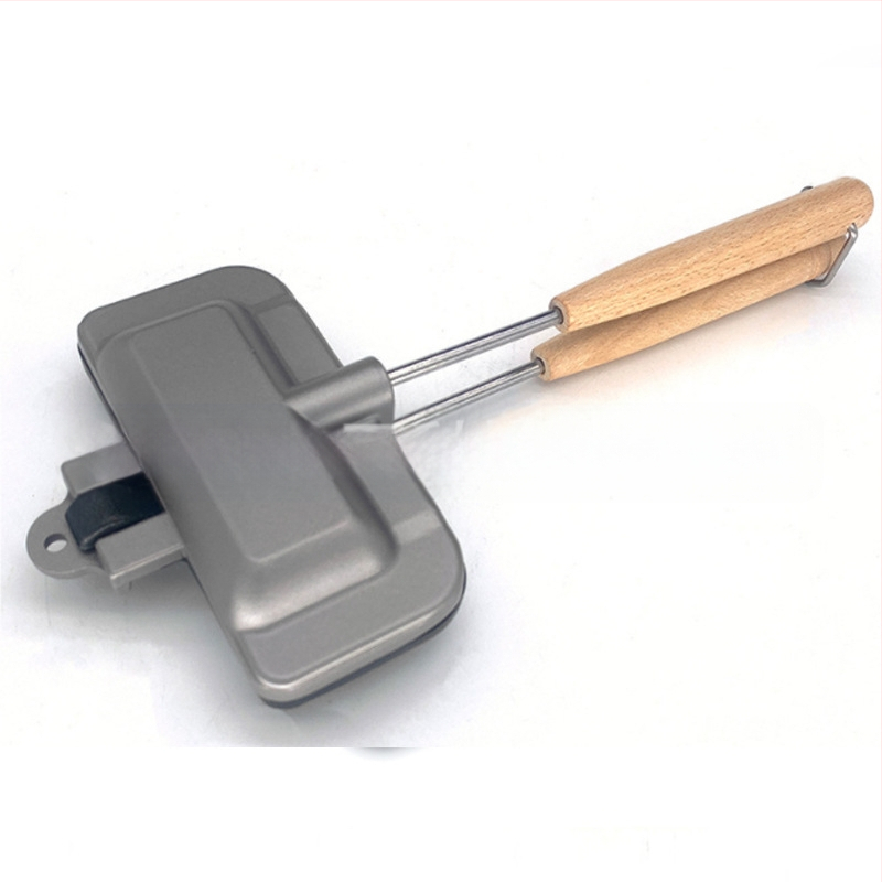 Õues kasutatav gaasiga kahepoolne praepann võileivavorm röstsaia küpsetuspann katmata eemaldatav praepann küpsetuspann