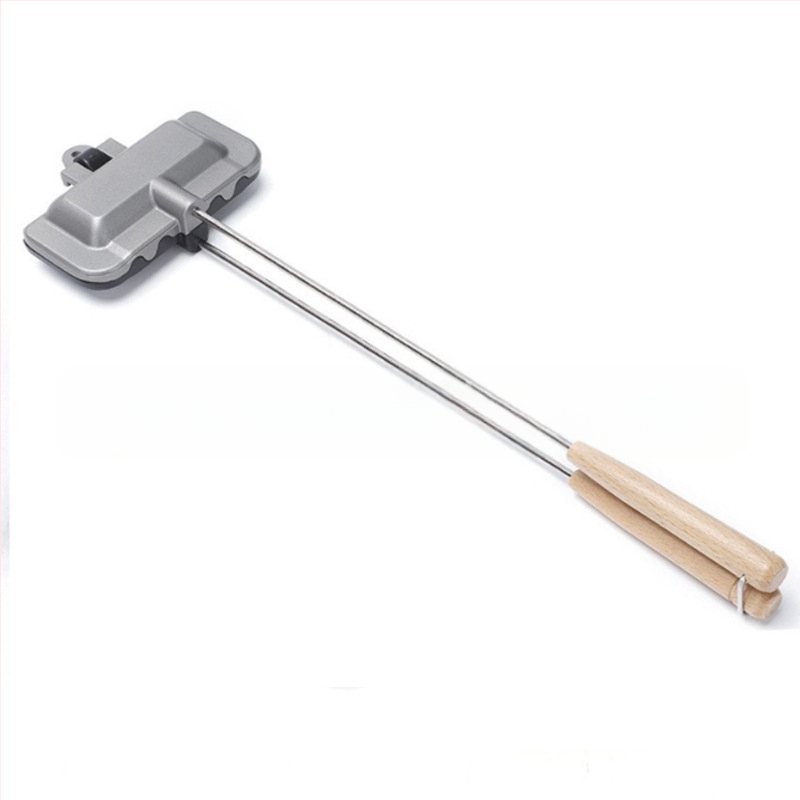 Õues kasutatav gaasiga kahepoolne praepann võileivavorm röstsaia küpsetuspann katmata eemaldatav praepann küpsetuspann