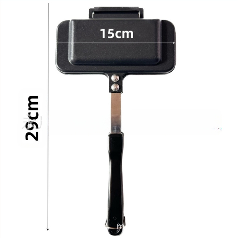 Õues kasutatav gaasiga kahepoolne praepann võileivavorm röstsaia küpsetuspann katmata eemaldatav praepann küpsetuspann