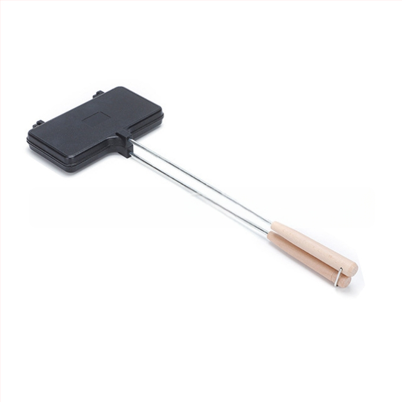 Õues kasutatav gaasiga kahepoolne praepann võileivavorm röstsaia küpsetuspann katmata eemaldatav praepann küpsetuspann