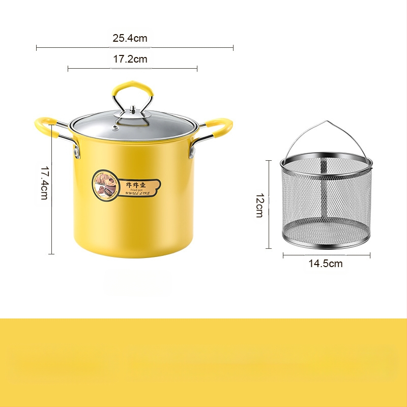 Tempura gruzdintuvė Didelės talpos gruzdintuvė Buitinė Maža Daugiafunkcinė Bedūmė su filtru Naftą taupanti Neprideganti Gruzdintuvė