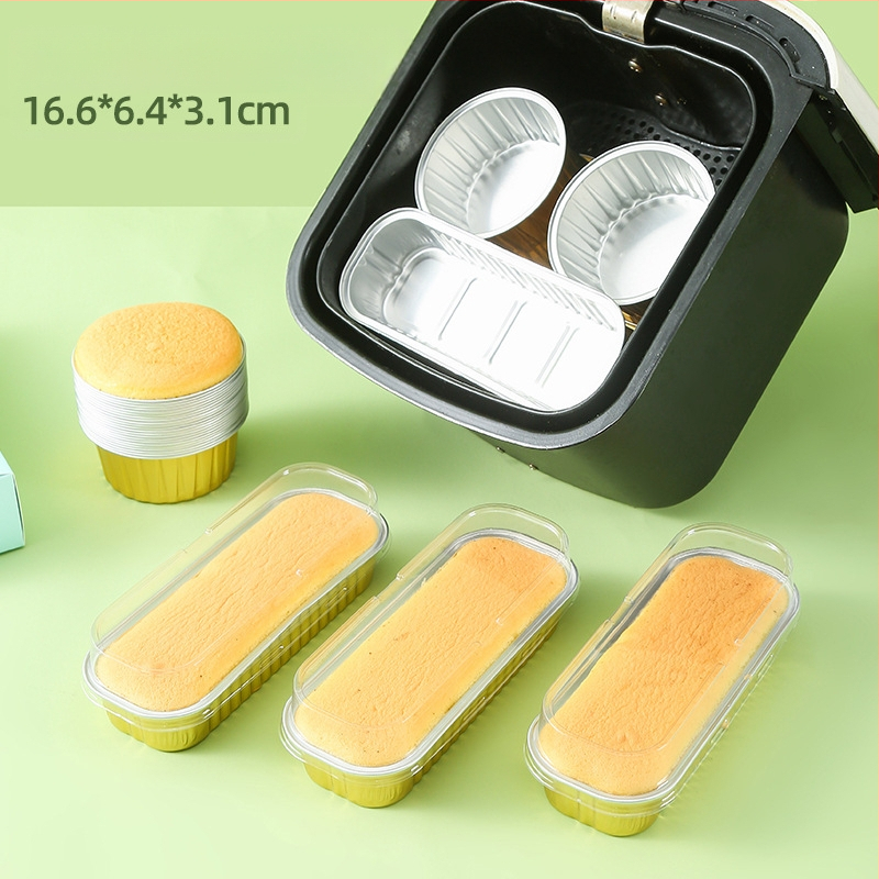 Oro keptuvės alavo folijos dubuo aliuminio folija kartojama buitinė orkaitė pyrago pudingo kepimo forma maža alavo folijos dėžutė puodelio padėklas