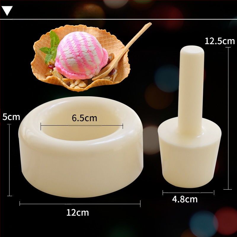 Tekercs tojástekercs tölcsér fagylalt ropogós forma sütőforma fagylaltkészítő tekercs virág alakú tál alakú tölcsér forma