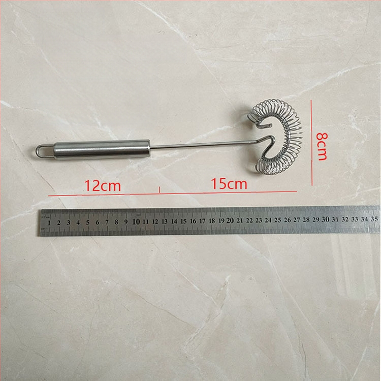 Nerūdijančio plieno rankinis kiaušinių plaktuvas, spyruoklinis kiaušinių maišytuvas, grietinėlės ir tešlos maišymo lazdelė, kepimo įrankis