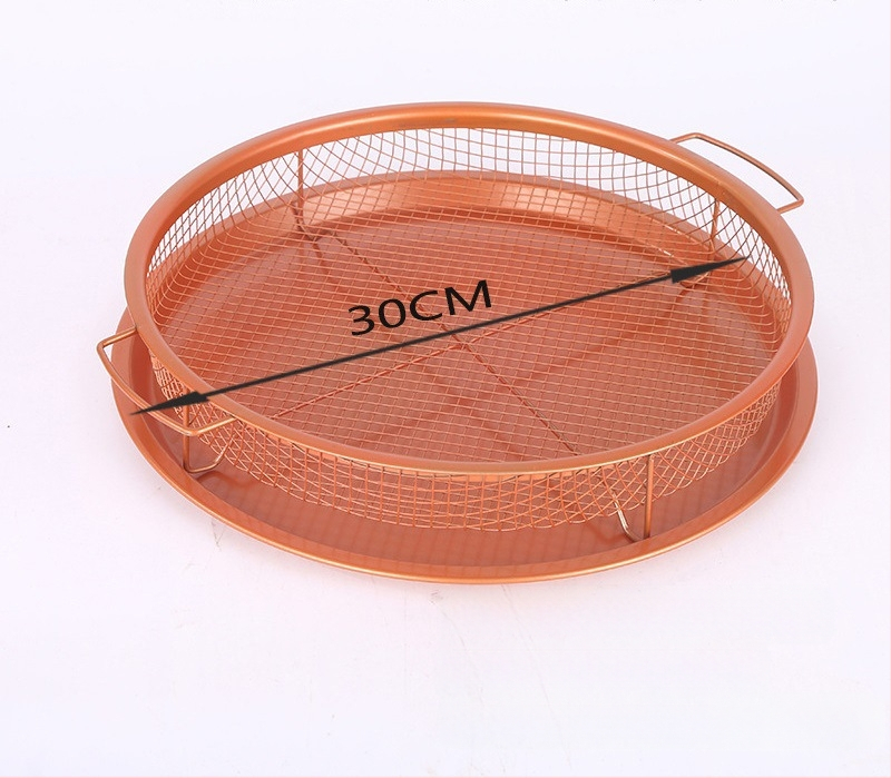 Nerūdijančio plieno tinklelis, bulvyčių kepimo krepšelis, filtro krepšelis, nelimpanti alyvos nusausinimo grotelės, traškumo padėklas
