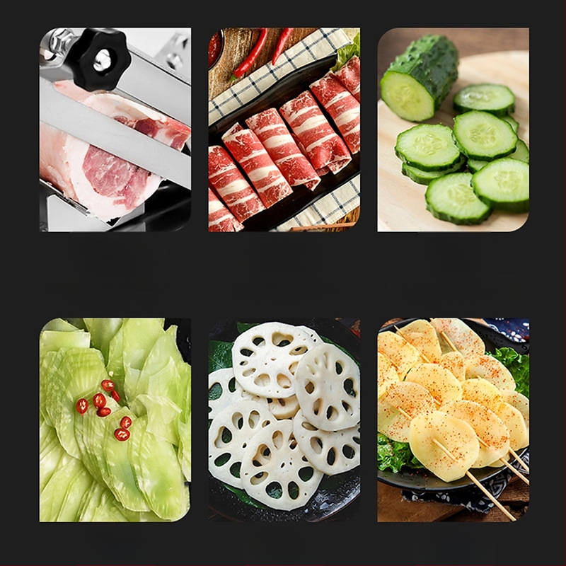 430 nerūdijančio plieno pjaustyklė namams, daugiafunkcinė, skirta karštiems puodams, jautienai ir avienai „Shabu-Shabu“ pjaustyti