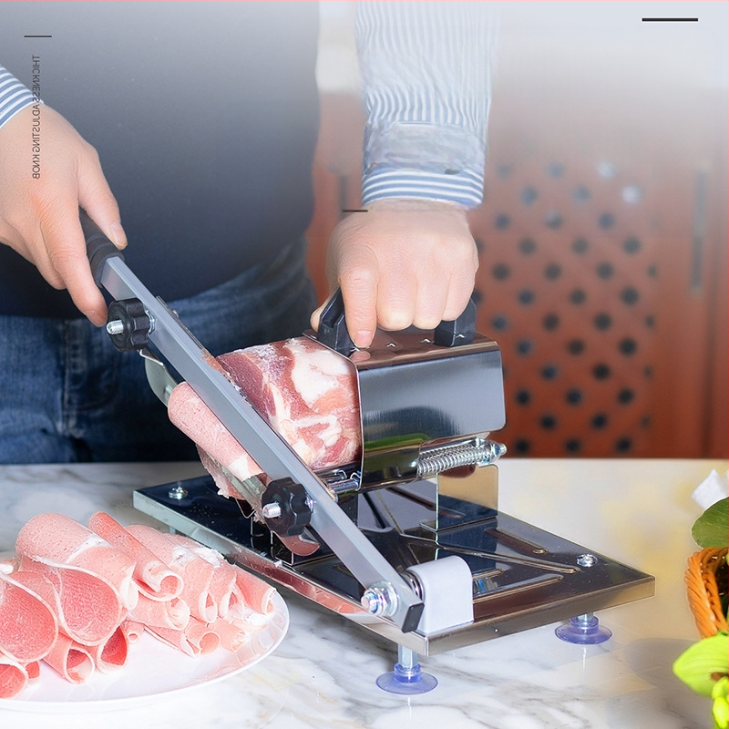 430 nerūdijančio plieno pjaustyklė namams, daugiafunkcinė, skirta karštiems puodams, jautienai ir avienai „Shabu-Shabu“ pjaustyti